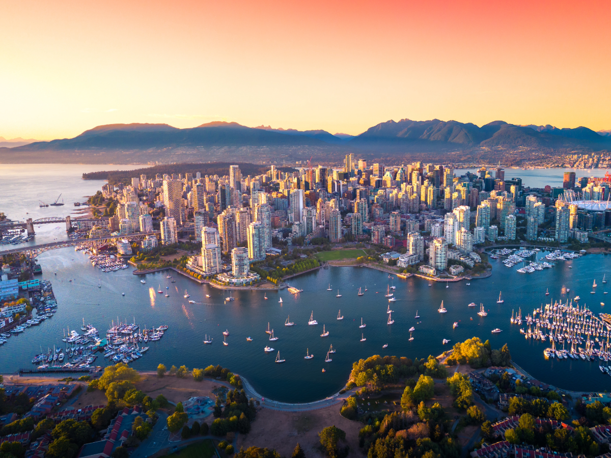 Vancouver aerial view